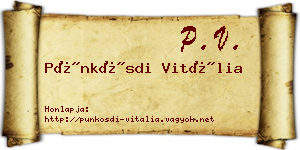 Pünkösdi Vitália névjegykártya